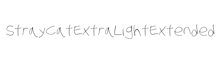 Stray Cat ExtraLight Extended  免费字体下载