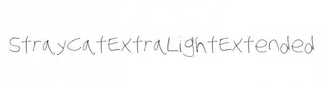 Stray Cat ExtraLight Extended  नि: शुल्क फ़ॉन्ट्स डाउनलोड