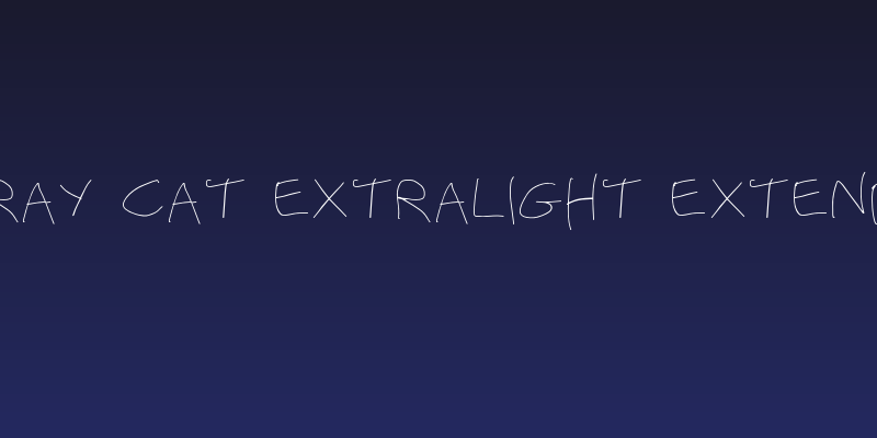 Stray Cat ExtraLight Extended Social Header