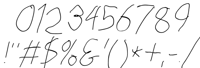 Stray Cat ExtraLight Oblique Font OTHER CHARS