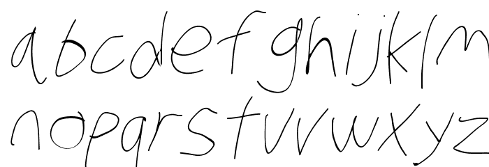 Stray Cat ExtraLight Oblique Font LOWERCASE
