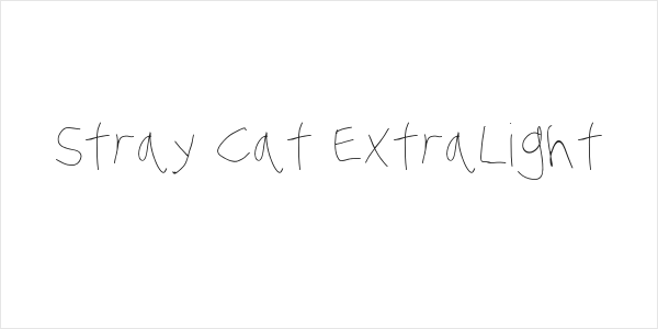 Stray Cat ExtraLight Logo