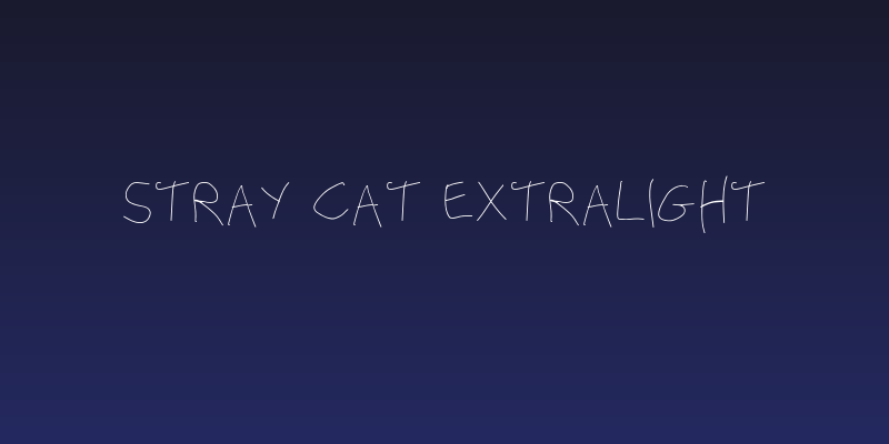 Stray Cat ExtraLight Social Header