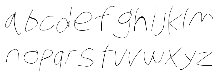 Stray Cat Hairline Extended Oblique Font LOWERCASE