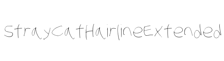 Stray Cat Hairline Extended  免费字体下载