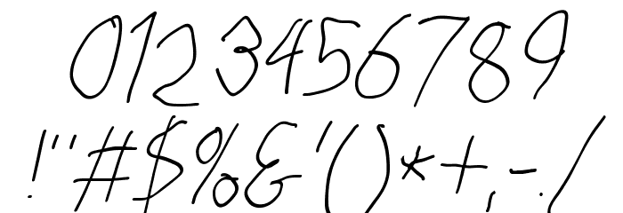 Stray Cat Light Condensed Oblique Font OTHER CHARS