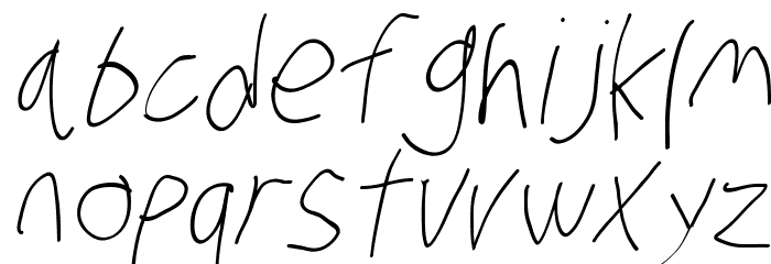 Stray Cat Light Condensed Oblique Font LOWERCASE