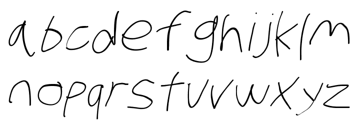 Stray Cat Light Extended Oblique Font LOWERCASE
