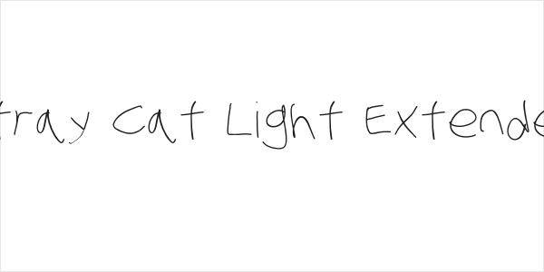 Stray Cat Light Extended Logo