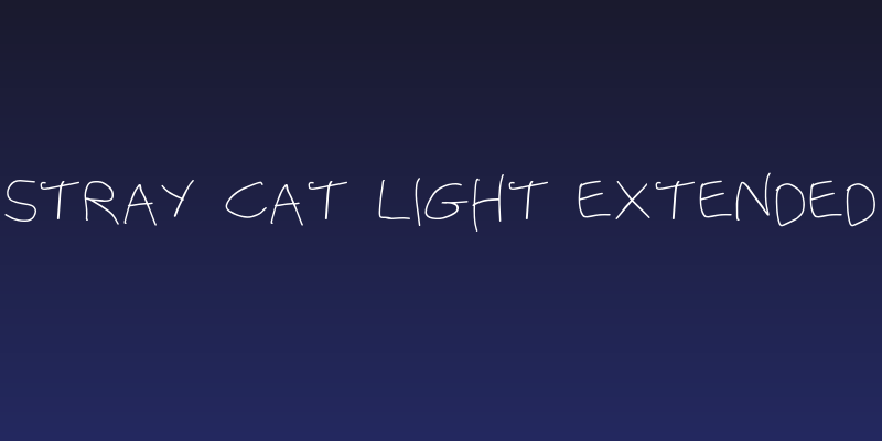 Stray Cat Light Extended Social Header