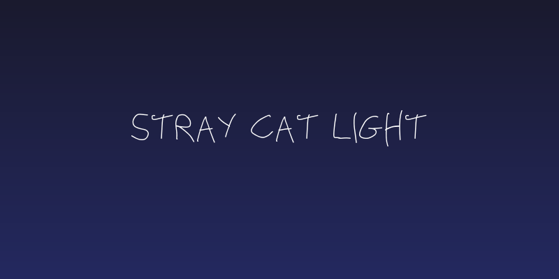 Stray Cat Light Social Header