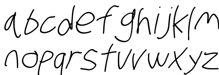 Stray Cat Oblique Font LOWERCASE