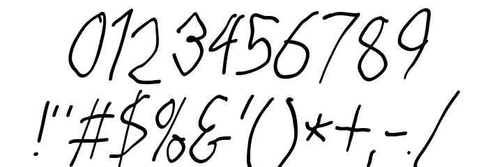 Stray Cat SuperCondensed Oblique Font OTHER CHARS