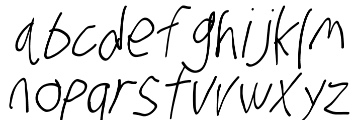 Stray Cat SuperCondensed Oblique Font LOWERCASE