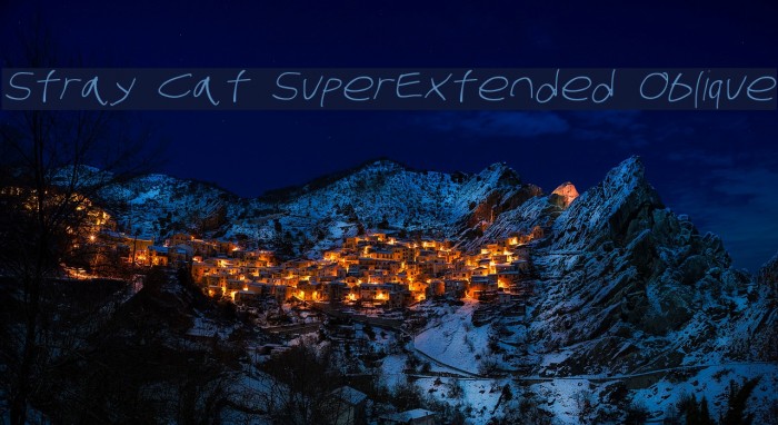 Stray Cat SuperExtended Oblique Example 2