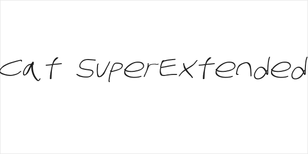 Stray Cat SuperExtended Oblique Logo