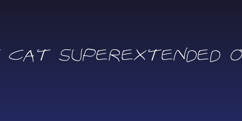 Stray Cat SuperExtended Oblique Social Header