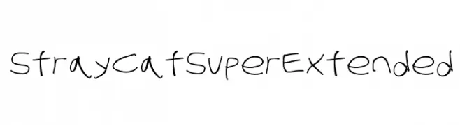 Stray Cat SuperExtended  Fuentes Gratis Descargar