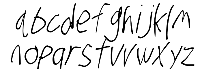 Stray Cat UltraCondensed Oblique Font LOWERCASE