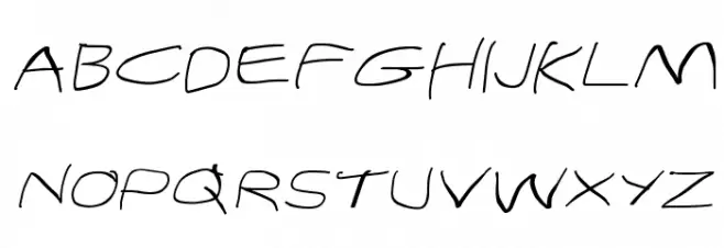 Stray Cat UltraExtended Oblique Шрифта ВЕРХНИЙ