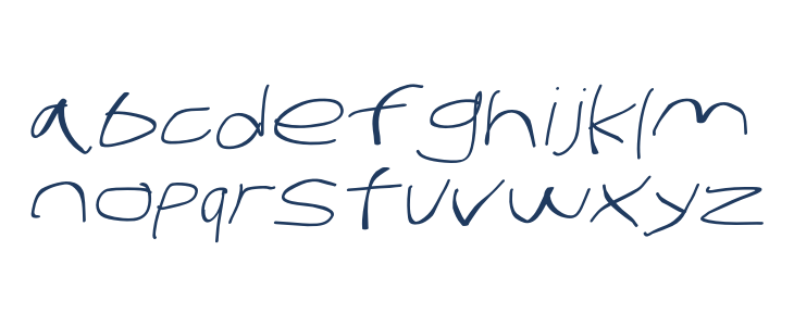 Stray Cat UltraExtended Oblique Lowercase