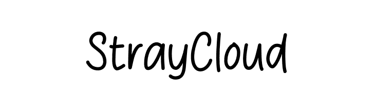 Stray Cloud  baixar fontes gratis