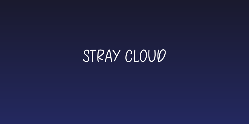 Stray Cloud Social Header