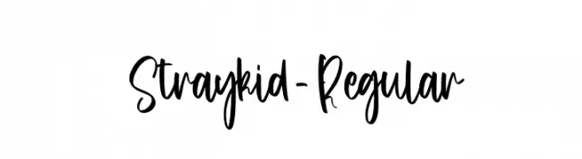 Straykid-Regular  Fuentes Gratis Descargar