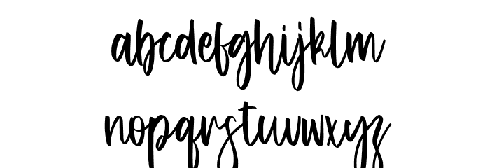 Straykid Font LOWERCASE