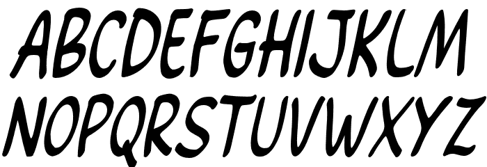 Stream Marker Font LOWERCASE