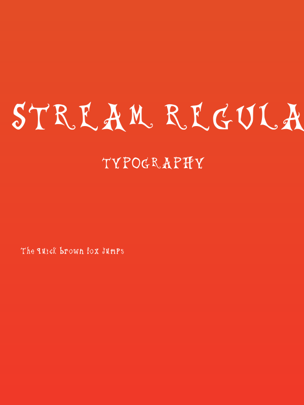 Stream Regular Poster