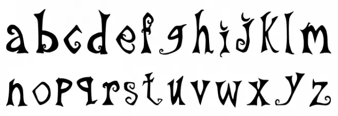 Stream Regular Font LOWERCASE
