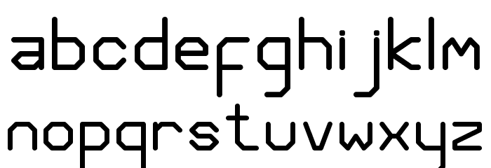 Stream Font LOWERCASE