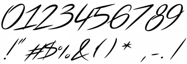 Streamster Font OTHER CHARS