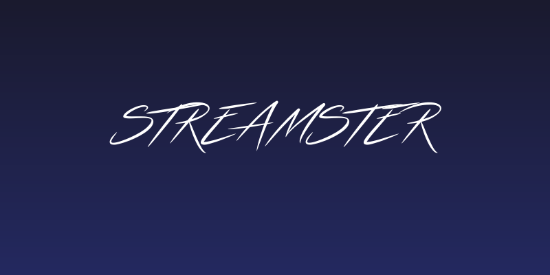 Streamster Social Header