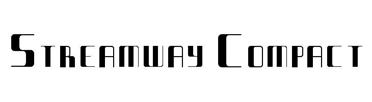 Streamway Compact  免费字体下载