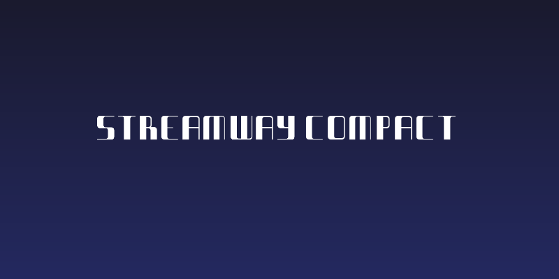 Streamway Compact Social Header