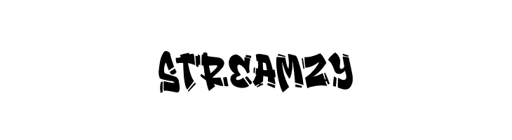 Streamzy  font caratteri gratis