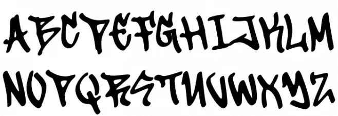 Streat Beat Schriftart Groß