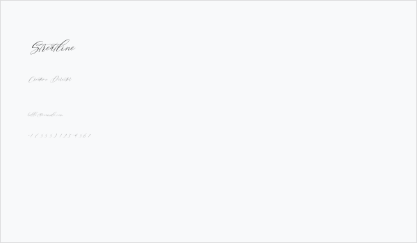 Streatline Business Card