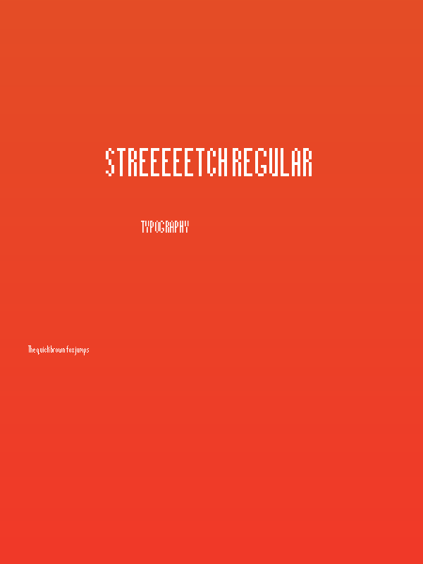 Streeeeetch Regular Poster