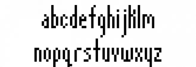 Streeeeetch Regular फ़ॉन्ट लोअरकेस