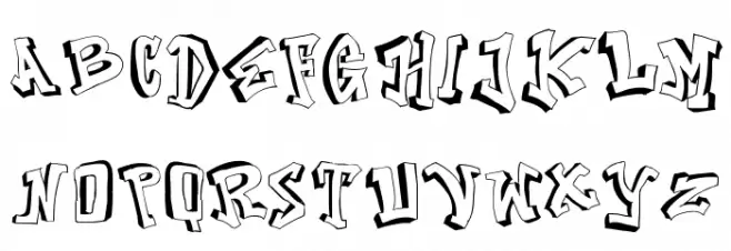 Street 2 Art Font UPPERCASE