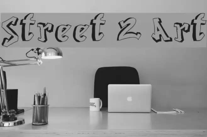 Street 2 Art Font examples