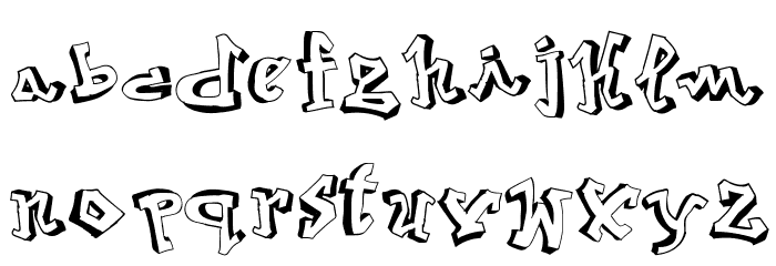 Street 2 Art Font LOWERCASE