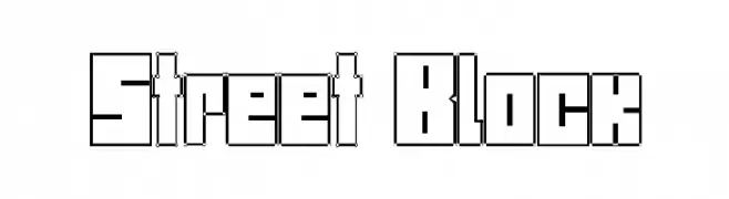 Street Block  フリーフォントのダウンロード
