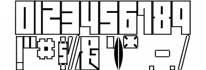 Street Block Font OTHER CHARS