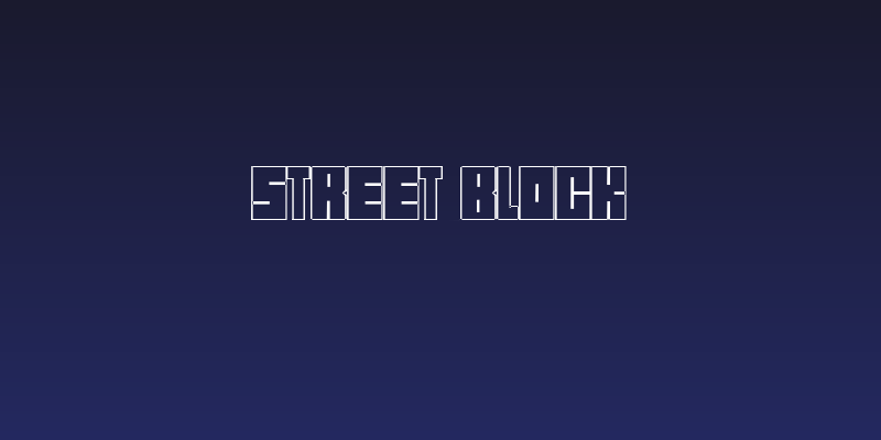 Street Block Social Header