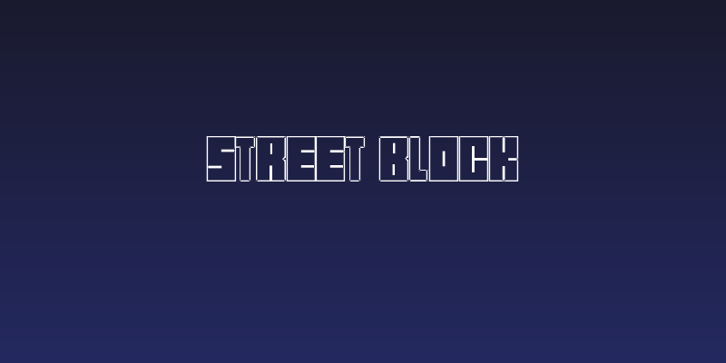Street Block Social Header