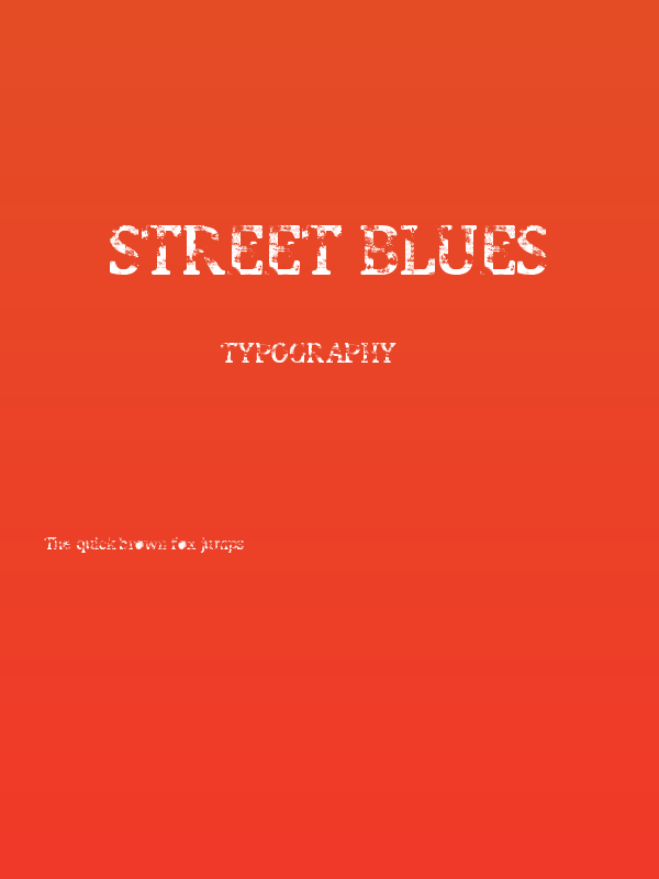 Street Blues Poster